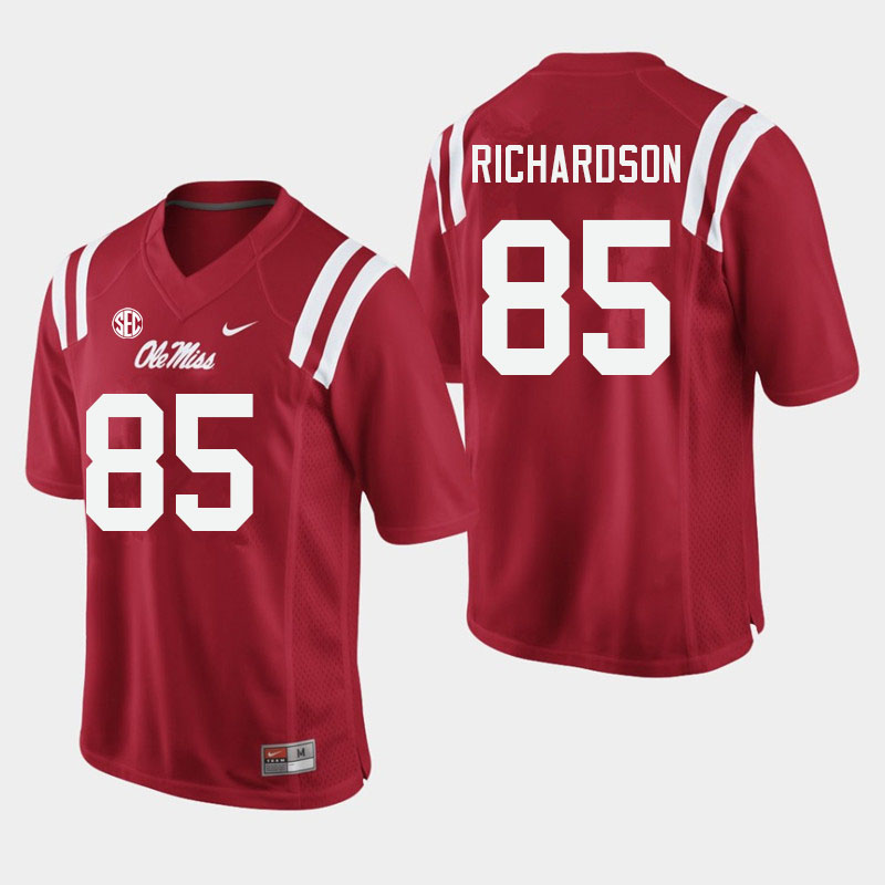 Ole Miss Rebels #85 Jamar Richardson College Football Jerseys Sale-Red